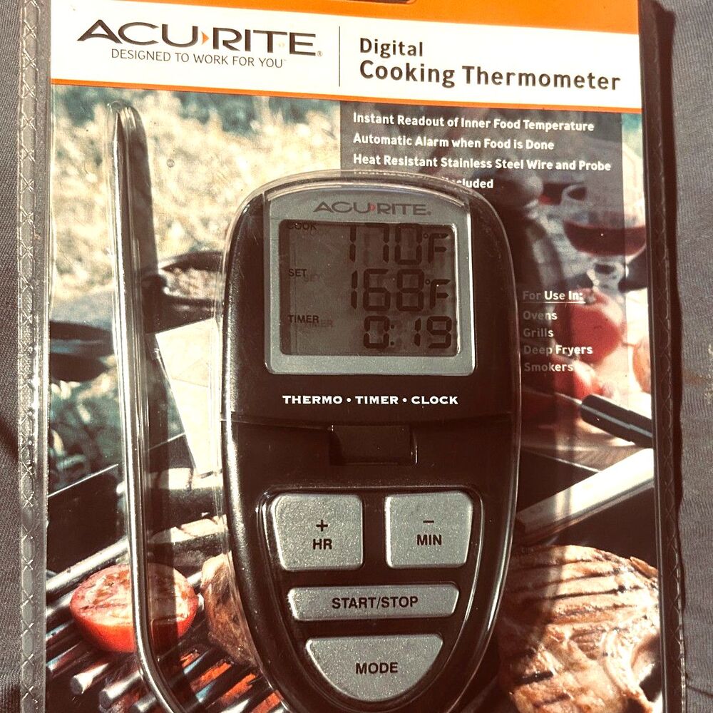 Accurate Digital cooking thermometer set new sealed